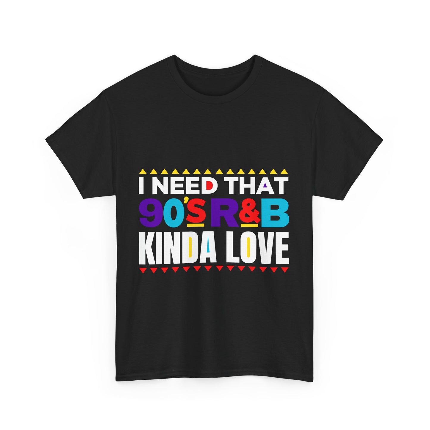 90's R&B Unisex Heavy Cotton Tee - Retro Music T-Shirt