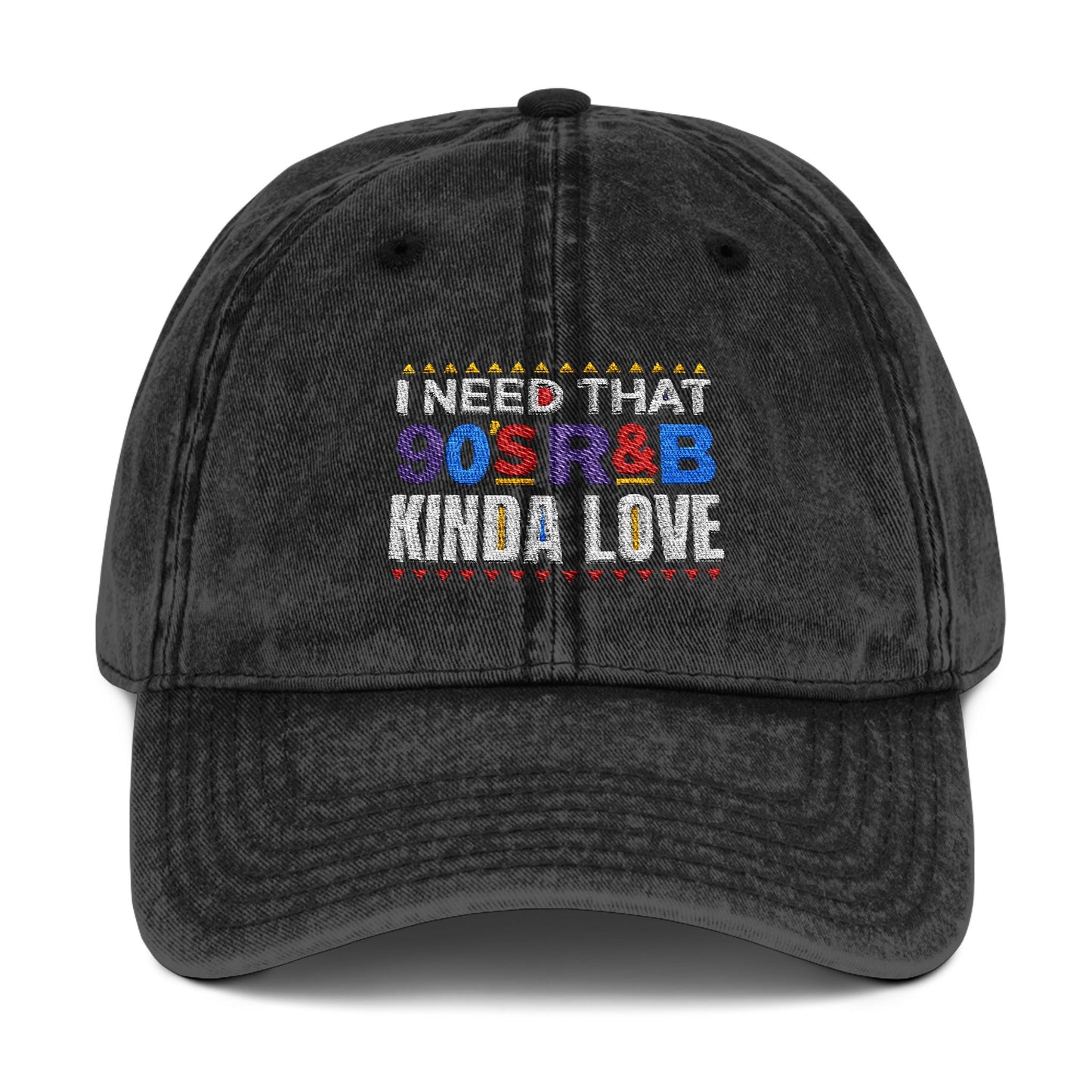 90's R&B Vintage Cap - Embroidered Adjustable Hat