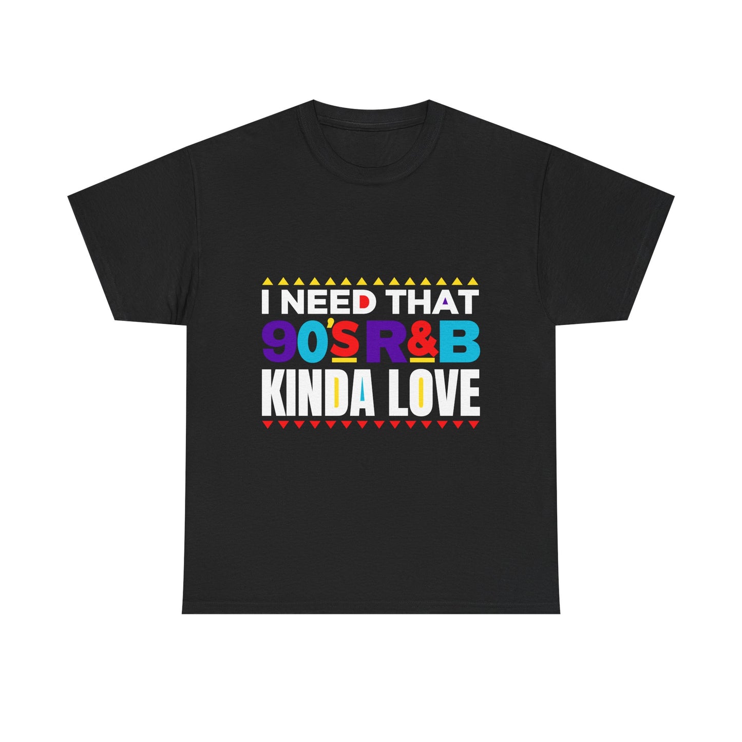 90's R&B Unisex Heavy Cotton Tee - Retro Music T-Shirt