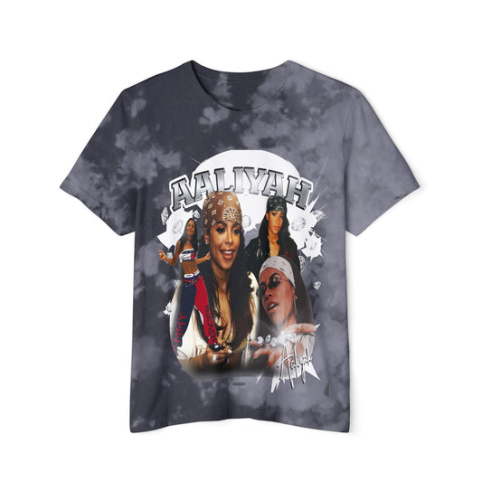 Aaliyah Graphic Baby Tee - Vintage Vibe Women's T-Shirt