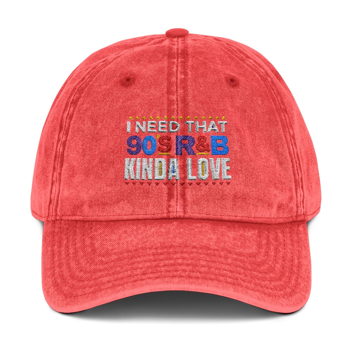 90's R&B Vintage Cap - Embroidered Adjustable Hat