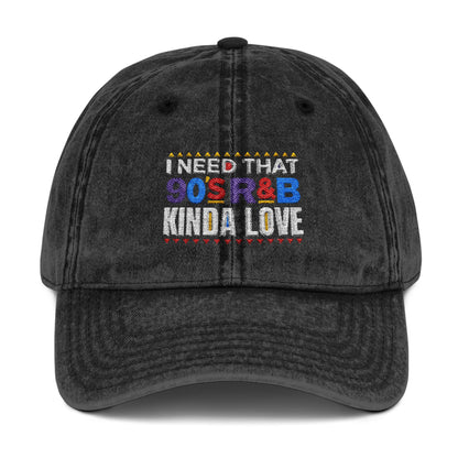 90's R&B Vintage Cap - Embroidered Adjustable Hat