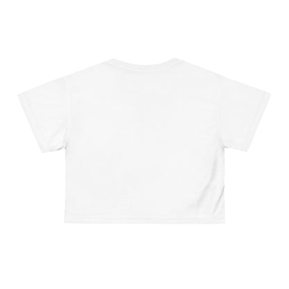 Empowering Crop Tee - "She Stands on Business" - Feminine Statement Top for Confident Women