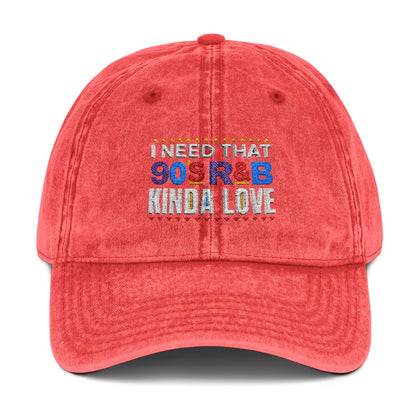 90's R&B Vintage Cap - Embroidered Adjustable Hat
