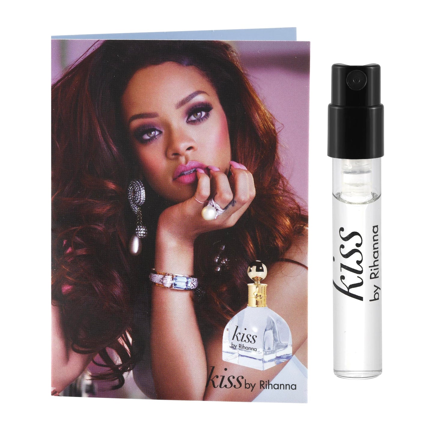 5 Rihanna perfume samples for women: Crush, Reb'l Fleur, Kiss, Rogue, and Rebelle. Fragrance sample vial bottles perfume Set. Great for small gift or to try before purchasing bigger bottles.